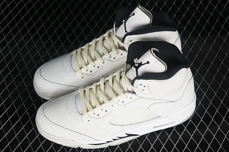 All categories Air Jordan Jordan series basketball shoes Air Jordan 5 Air Jordan 5 Retro "Sail" AJ5 Joe 5 luminous white FN7405-100